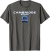 Official High School Fan Gear Cambridge High School Bears Stacked T-Shirt - Asphalt Grey