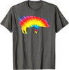 Cool Domestic Pig Lover Funny Warthog Gift Designs Tie Dye Pig Rainbow Print Boar Pork Swine Hippie Peace Gift T-Shirt - Asphalt Grey