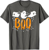 Halloween Boo Party Halloween Ghost Boo Cute T-Shirt - Asphalt Grey