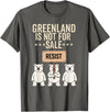 Greenland is not for sale Merch Greenland is not for Sale Polar Bear Greenland Support Prote T-Shirt - Asphalt Grey