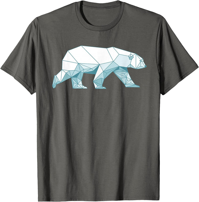 Polar Bear Gift Polar Bear Accessories & Stuff Cool Polar Bear Design For Men Women Arctic Polar Bear Lover T-Shirt - Asphalt Grey