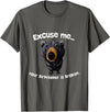 Z Generation TEES Funny Bear Excuse Me Your Birdfeeder Is Broken T-Shirt - Asphalt Grey