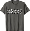 Cow Pattern Print Family Matching Birthday Shirts Cow Daddy Birthday Family Matching Fathers Day Boy Girl Men T-Shirt -