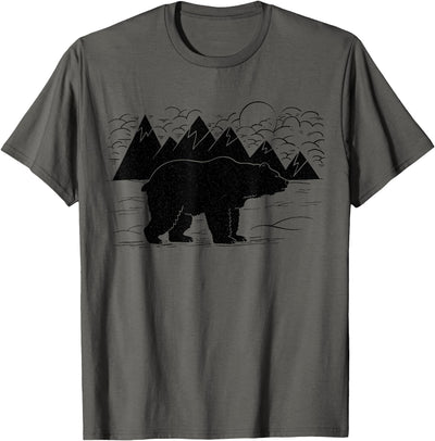 Black Bear Wildlife Animal Wilderness Graphic T-Shirt