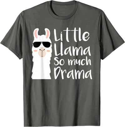 Mommy & Me Llama Co. Little Llama So much Drama Cool Kids Matching Family T-Shirt