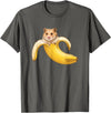 Funny Hamster Lovers Banana Boys Girls Kids Cute T-Shirt - Asphalt Grey