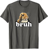 Kids Boys Girls Bruh Mini Holland Lop Bunny Rabbit Lover Hoodie in Asphalt Grey