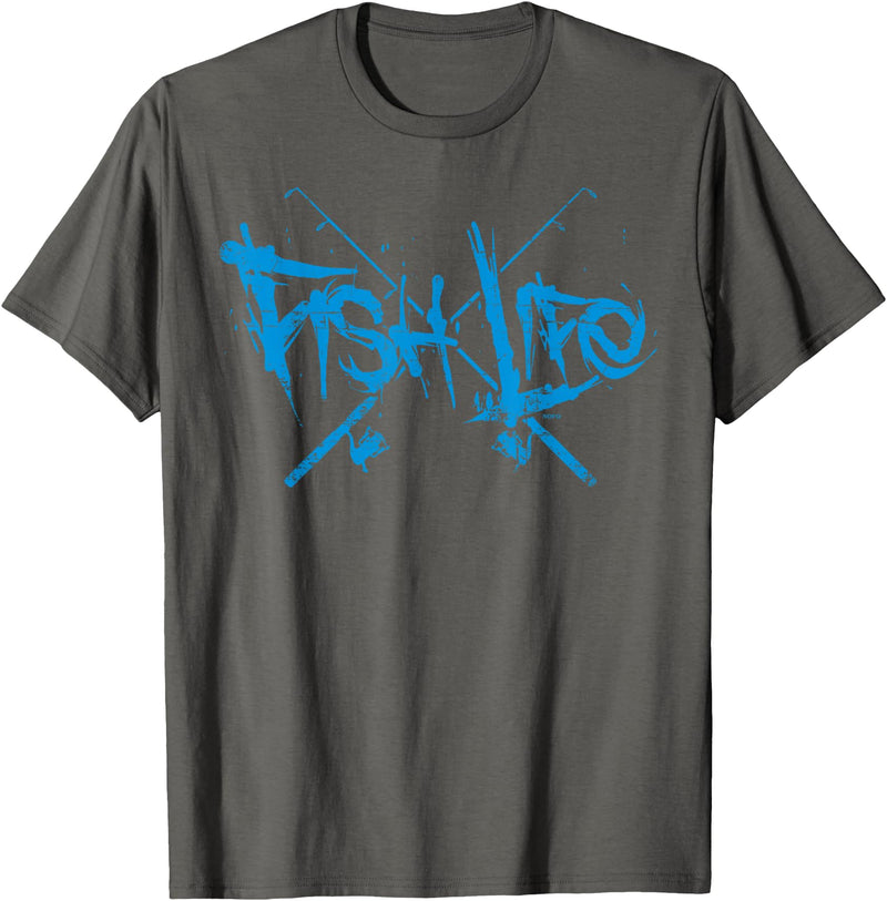 NOFO Clothing Co Fish Life, Fishing T-Shirt T-Shirt - Asphalt Grey