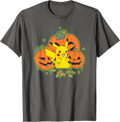 Pokémon Halloween Pikachu Pumpkins T-Shirt