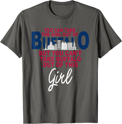 Cow Funny Buffalo Girl Relocation From Buffalo T-Shirt