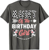 Funny Cow Birthday Family Matching Tee Aunt Of The Birthday Girl Cow Birthday Farm Animal T-Shirt - Asphalt Grey