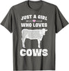 Cow Shirts by Memme Funny Cow Saying Shirt Gifts Teen Girls Cows Lover Shirts T-Shirt - Asphalt Grey