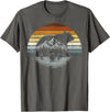 Bear Community Bear Brotherhood Gay Men Gifts Bear Pride Retro Mountain Nature Gay Bear Flag T-Shirt - Asphalt Grey