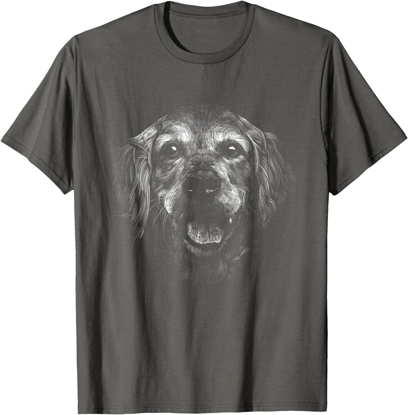 Retriever Dog Pet T-Shirt - Asphalt Grey