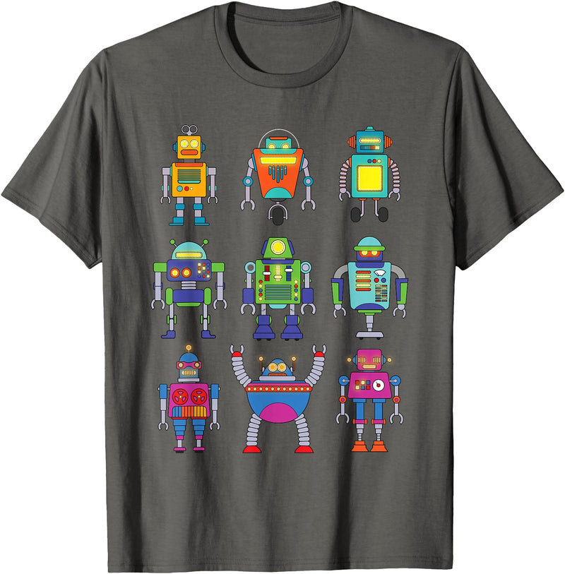 Best Robotics Gift Robot Lover Accessories & Stuff Robot Art for Boys Kids Toddler Science Robotics Engineer T-Shirt -