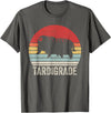 Catch Some Rays Vintage Retro Tardigrade Microbiology Water Bear T-Shirt - Asphalt Grey