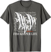 Pinoy Angelfish, Fish Keeping Hobby Aquarist Gifts Water Change Repeat Fish Keeper Life, Tropical Angelfish T-Shirt - Asphalt Grey