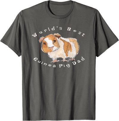 World's Best Guinea Pig Dad T-Shirt