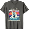 Chilly Dive Apparel Costume Polar Bear Plunge Survivor Fun Winter Adventurers Apparel T-Shirt - Asphalt Grey