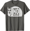 Teetro No Probllama Cool Llama Sunglasses Humor Animal T-Shirt - Asphalt Grey