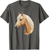 Palomino Horse Designs Palomino Horse T-Shirt - Asphalt Grey