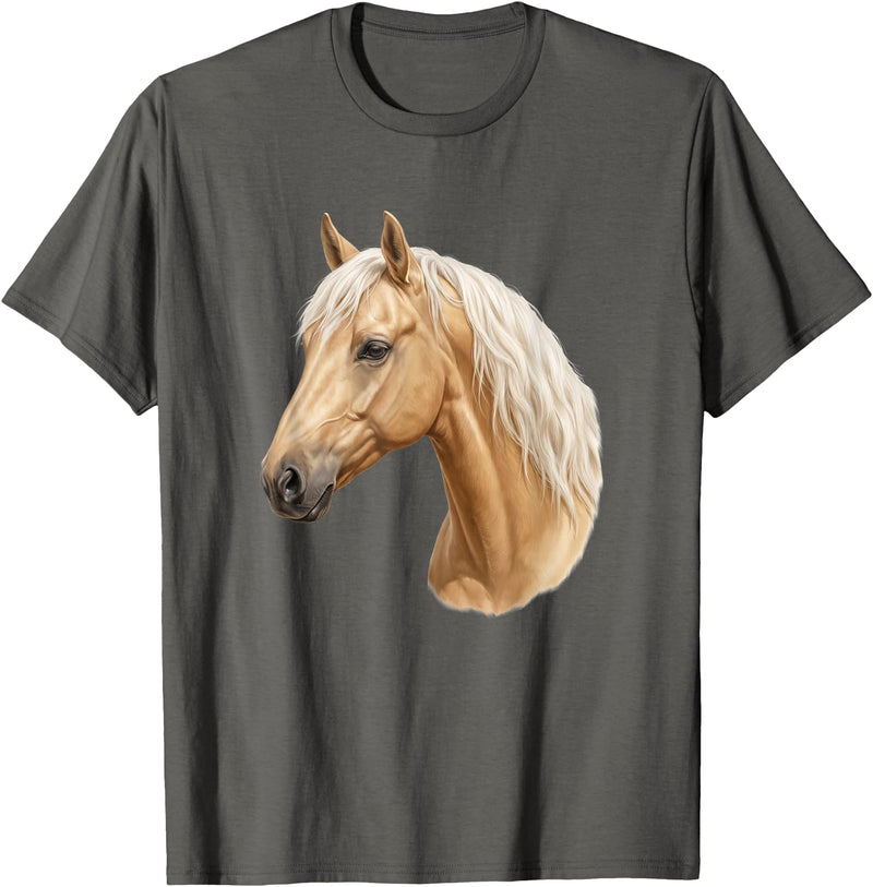 Palomino Horse Designs Palomino Horse T-Shirt - Asphalt Grey