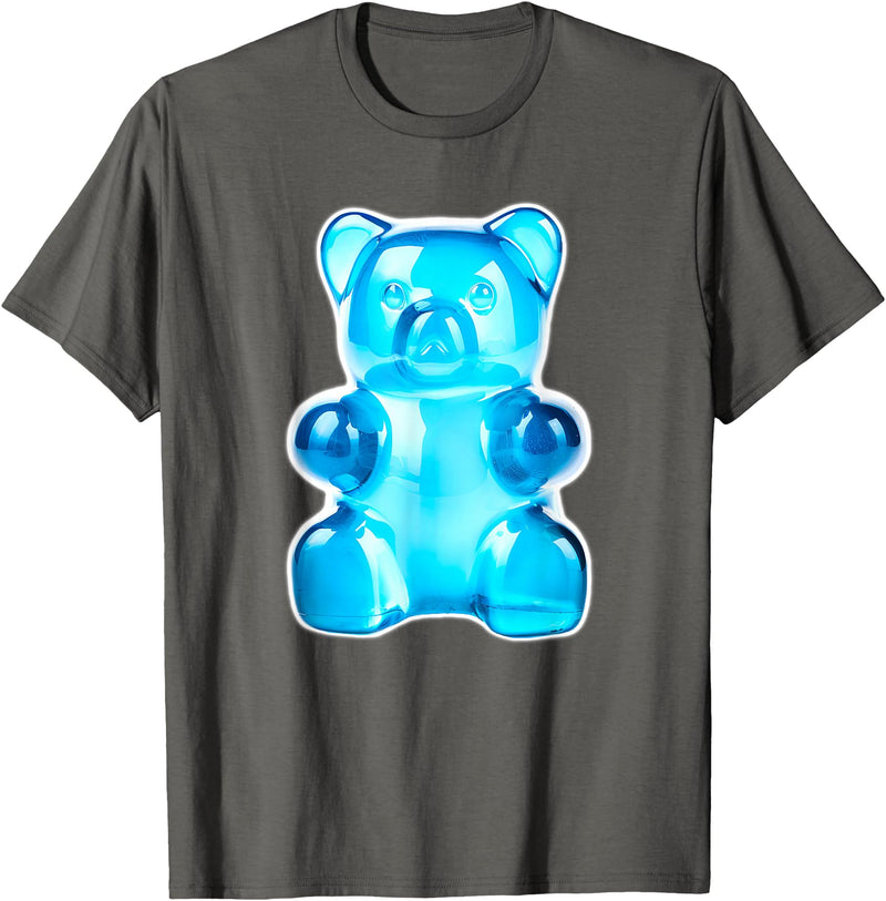 Urban Empyre Blue Gummy Bear Candy T-Shirt - Asphalt Grey