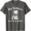 My Flabbers Bear, Bear Funny, Gasted Bear Flabbers My Flabbers Have Been Gasted, Funny Graphic, Bear Art Cute T-Shirt - Asphalt Grey