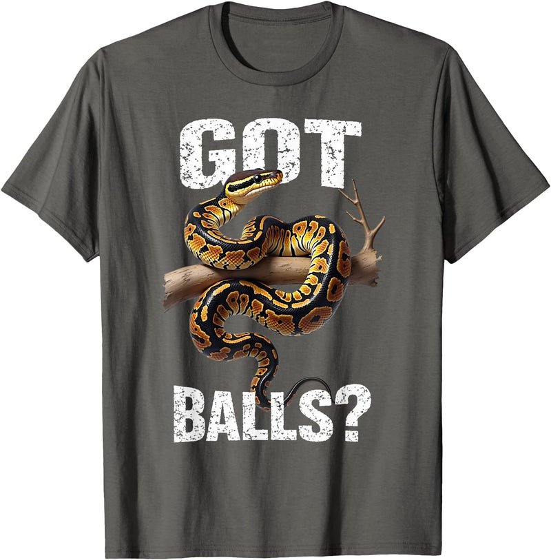 Royal Ball Python Supplies Snake Owner Herpetology Funny Ball Python Lover Balls Reptile Keeper Snake Owners T-Shirt -