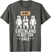 Greenland is not for sale Merch Greenland is not for Sale Polar Bear Greenland Denmark T-Shirt - Asphalt Grey