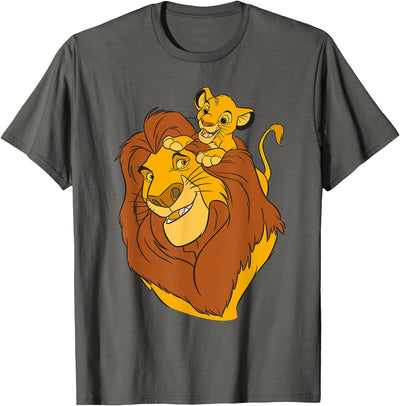 The Lion King Simba and Mufasa Father and Son T-Shirt