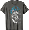 Nordic Valor, Viking Visions, Berserk til Valhalla Valhalla & Viking Compass - Nordic Bear Design T-Shirt - Asphalt Grey