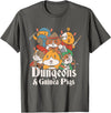 Not Your Everyday Merch Dungeons and Guinea Pigs Parody T-Shirt - Asphalt Grey