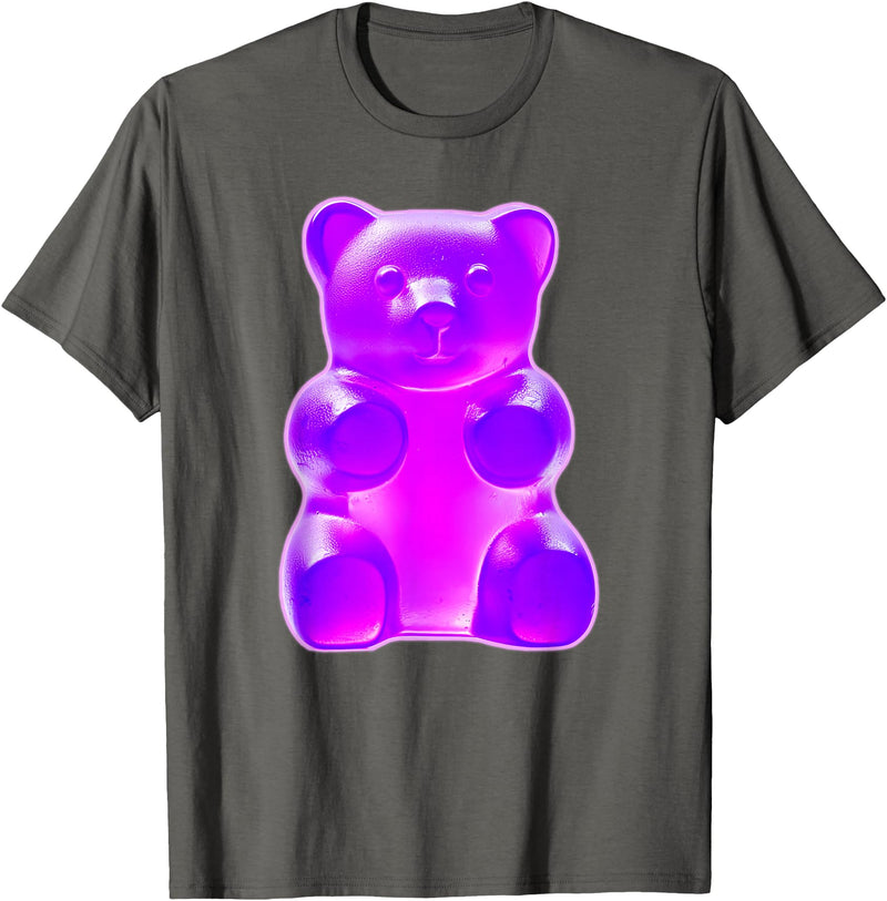 Urban Empyre Purple Gummy Bear T-Shirt - Asphalt Grey