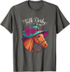 Horse Racing Derby Equestrian Farm Animal Women Talk Derby to Me Horse Racing Ladies Funny Farm Animal Hat T-Shirt - Asphalt Grey