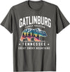 Gatlinburg Family Vacation Tees Family Vacation Mountains Gatlinburg Tennessee Bear Souvenir T-Shirt - Asphalt Grey