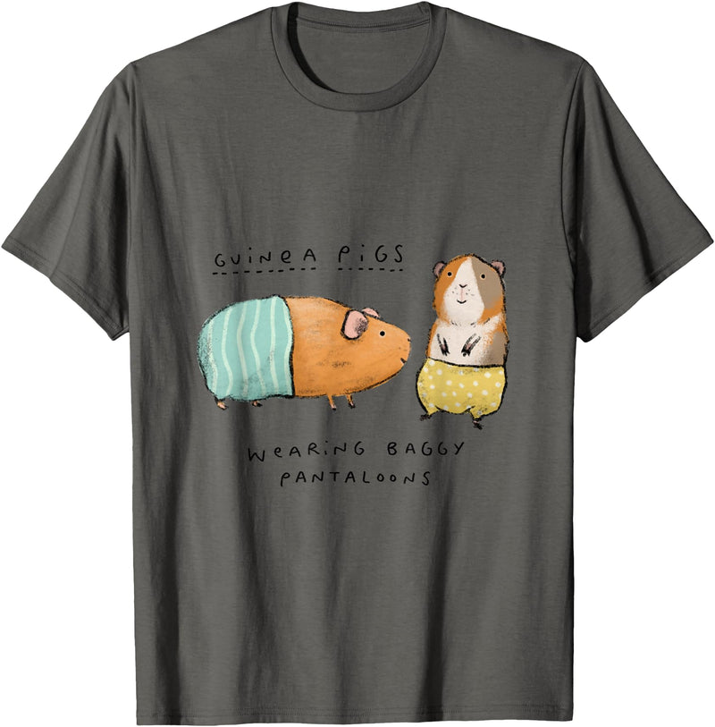 Guinea Pigs Wearing Baggy Pantaloons my Homework Kids T-Shirt - Asphalt Grey