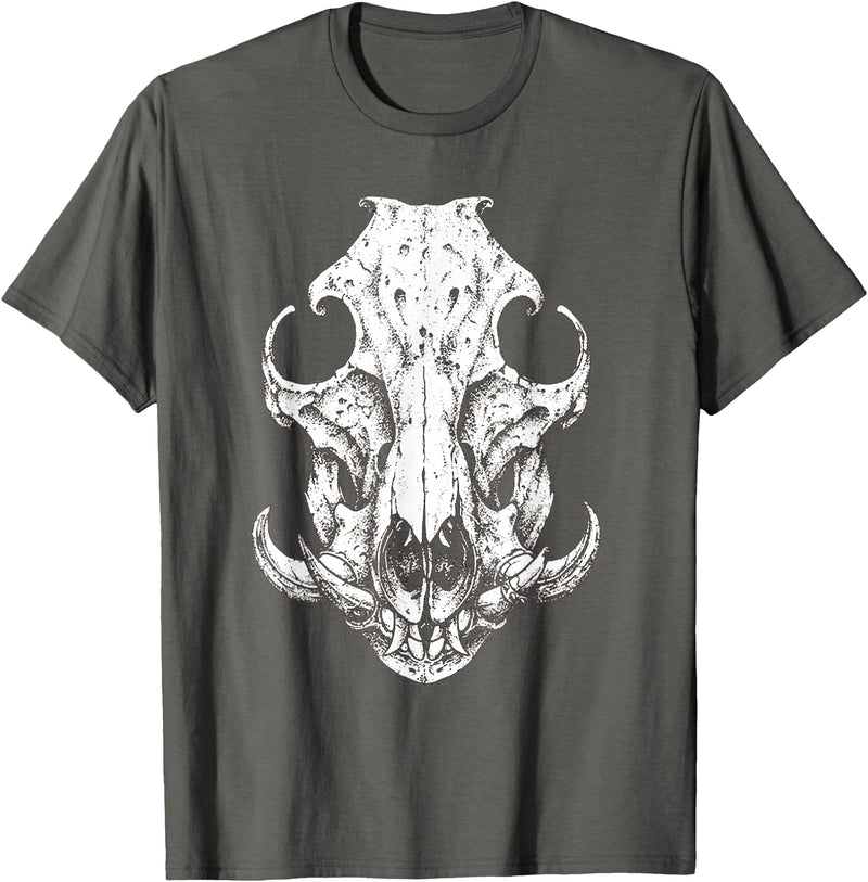 Hog Hunter Skull Co. Hog Hunter Skull Hunting Wild Hog Pigs T-Shirt - Asphalt Grey