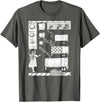 Vintage Fairy Tale Shirts The 3 Bears Vintage Goldilocks Retro Fairy Tale T-Shirt - Asphalt Grey
