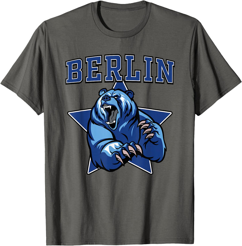 High School Team Spirit MVP Berlin Sports Berlin Bears High School Team Spirit T-Shirt - Asphalt Grey