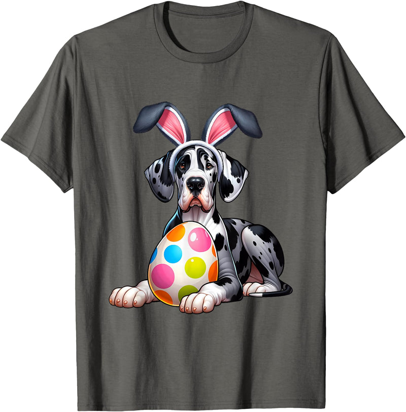 Men Women Rabbit T-Shirt in Asphalt Grey