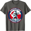 Greenland Lover Stuff Greenland Defense Front Polar Bear Greenland is not for Sale T-Shirt - Asphalt Grey