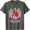 Polish Pride Buffalo Dyngus Day Shirt Polish Falcon Eagle 716 Buffalo NY New York T-Shirt - Asphalt Grey