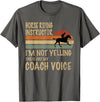 Horse Girl Equestrian Riding T-Shirt Gift Co Horse Trainer Im Not Yelling Love Horse Riding Equestrian T-Shirt - Asphalt Grey