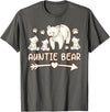 Aunt bear tee shirts, Auntie bear tshirt Auntie bear shirt for womens, Aunt bear 3 cubs t shirts T-Shirt - Asphalt Grey