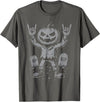 Funny El Rocker Pumpkin Tee Shirt El Rocker Pumpkin T-Shirt - Asphalt Grey