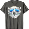 Sunglasses Zoo Mega Cool Polar Bear T-Shirt - Asphalt Grey