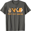 Funny Guinea Pig Lover Peace Love Guinea Pigs Cute Guinea Pig Lover T-Shirt - Asphalt Grey