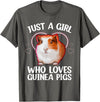 Guinea Pig Gift Guinea Pig Accessories & Stuff Cute Guinea Pig For Women Girls Hamster Pet Guinea Pig Lover T-Shirt - Asphalt Grey