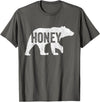 Matching Family Bear by Foxio Honey Bear Matching Family Camping Bear Funny Honey T-Shirt - Asphalt Grey